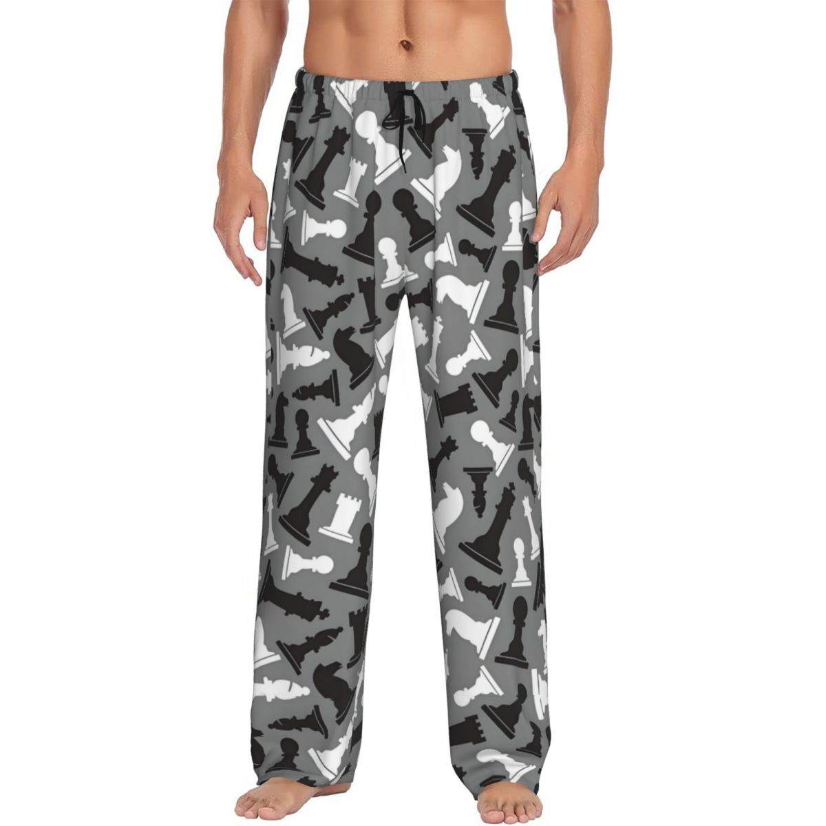 Board Game Print - Pantalones de pijama de tablero de