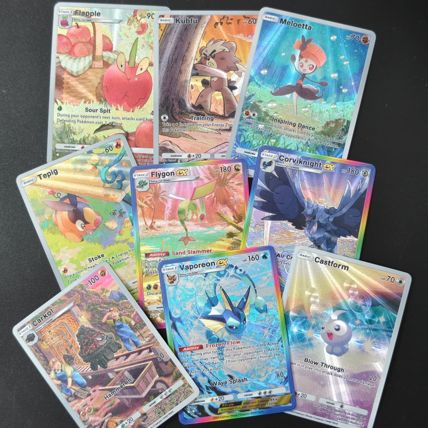 Board Game English - Set de 9 Tarjetas Coleccionables TCG