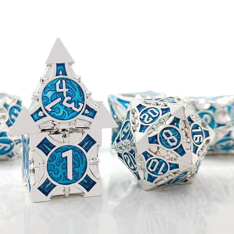 Board Game Dnd - Piezas de Cosplay de 7 D4-D20,