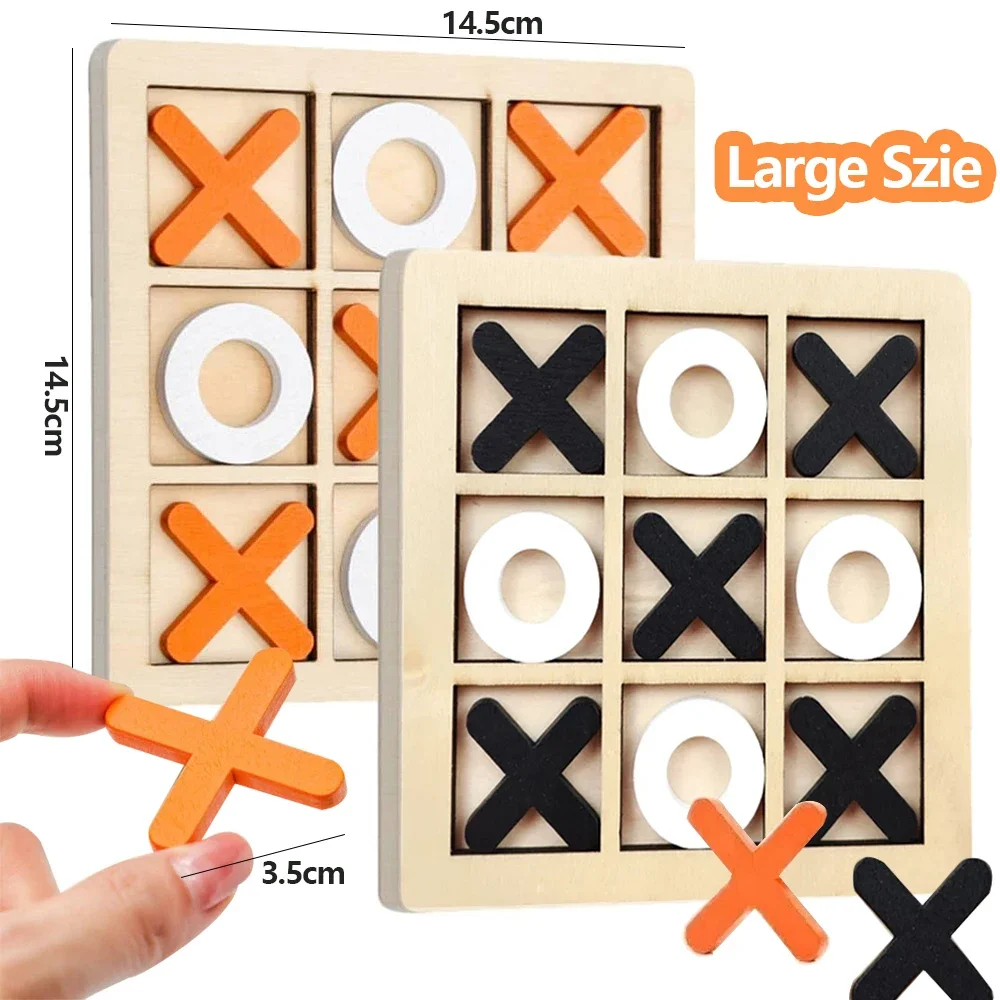 Board Game Ideas - Juego de madera XO Tic Tac