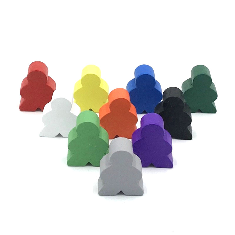 Chess Set Wooden - 10 piezas de ajedrez humanoide de