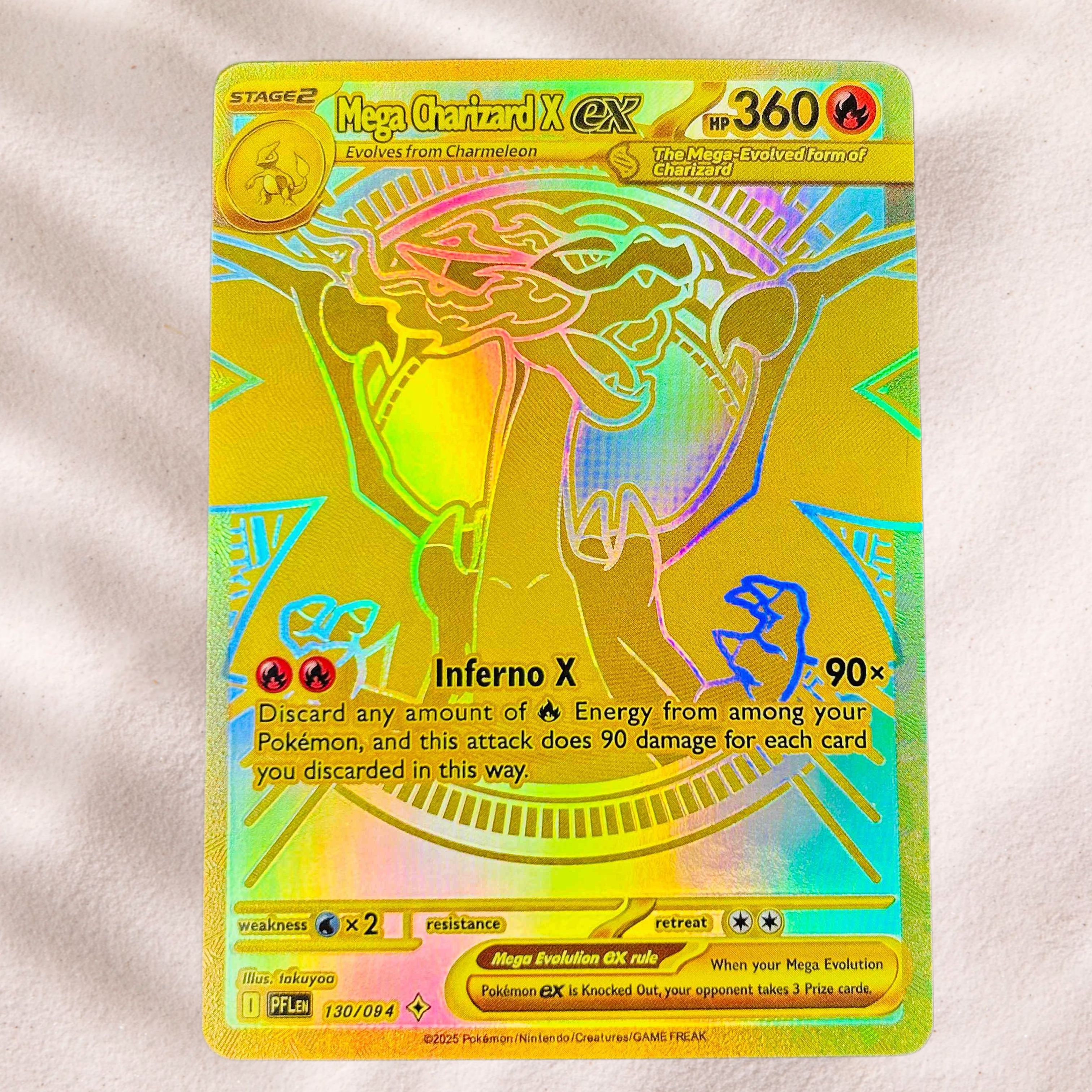 Board Game English - Tarjeta Coleccionable de Anime Pokémon Mega