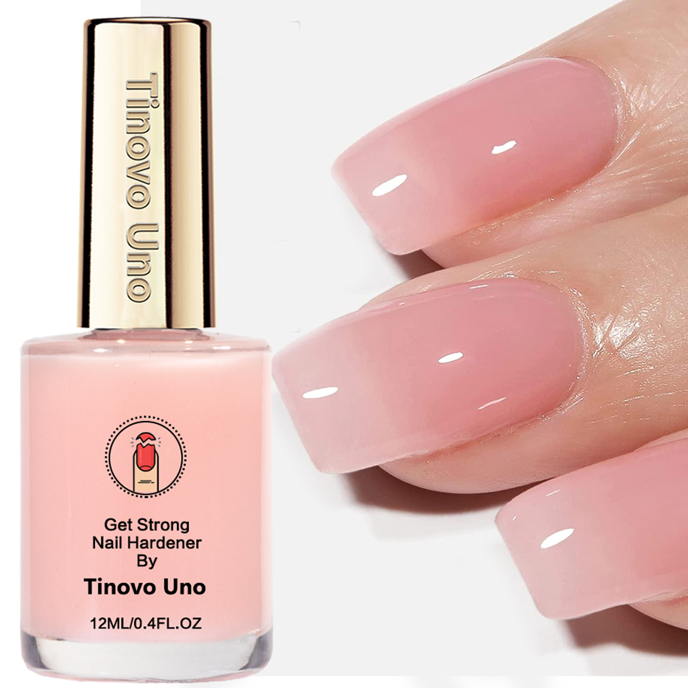 Cooperative Card Game - Tinovo Uno-durecedor de uñas rosa, 12ml,