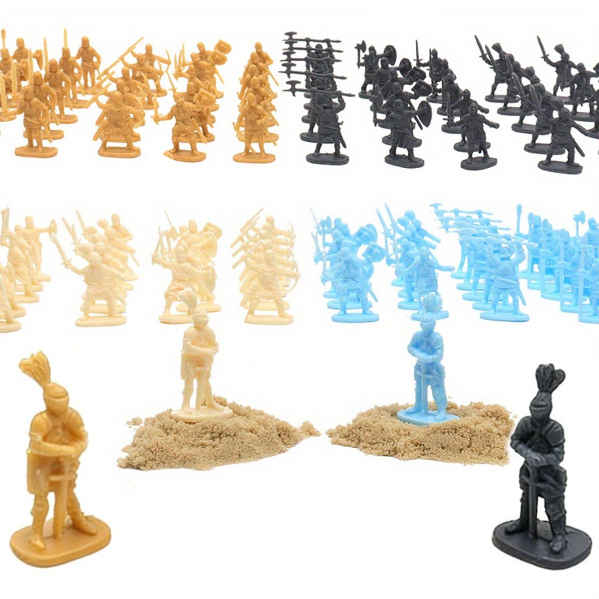 Board Game War - 49 Piezas de Mini Figuras de