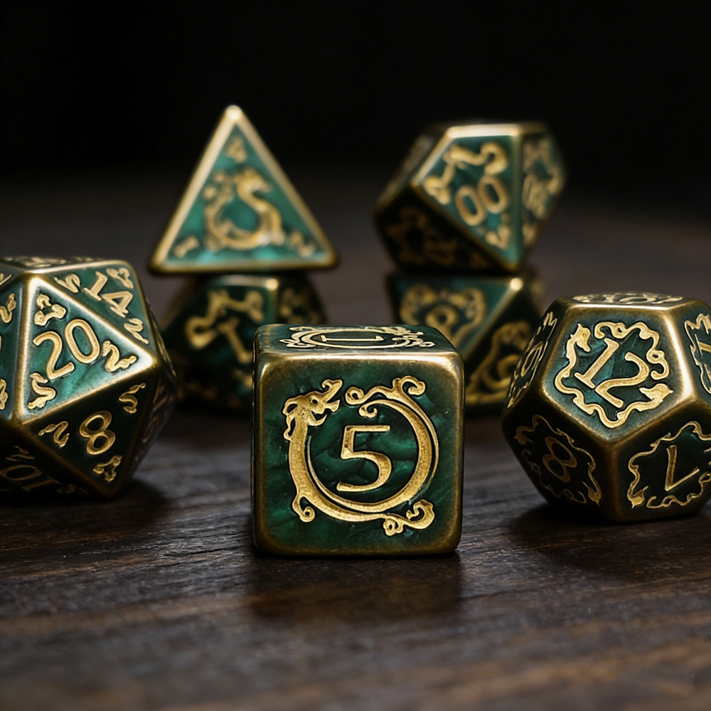 Board Game Dnd - DND Dice 7 unids/set diseño de