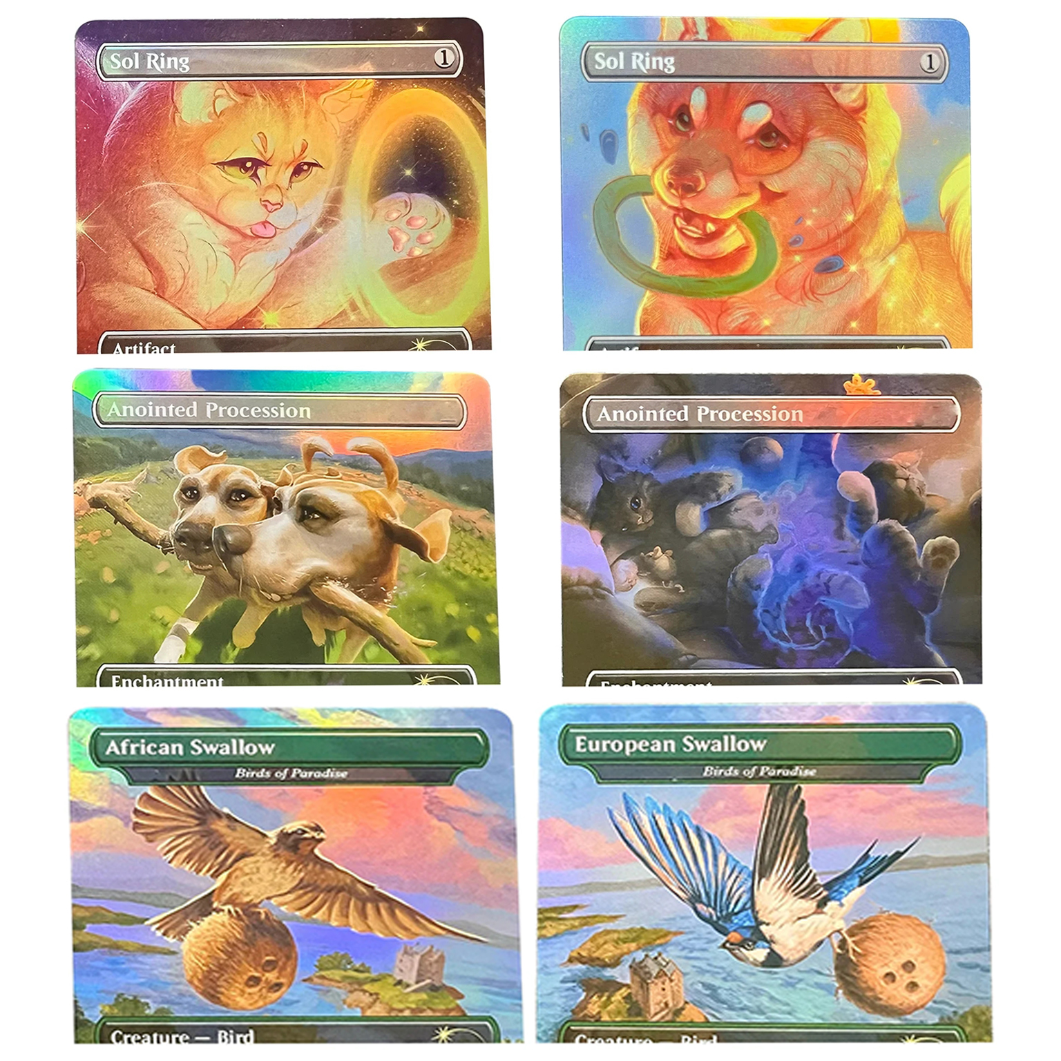 Board Game Dots - Anointed Procession African Swallow Sol Ring