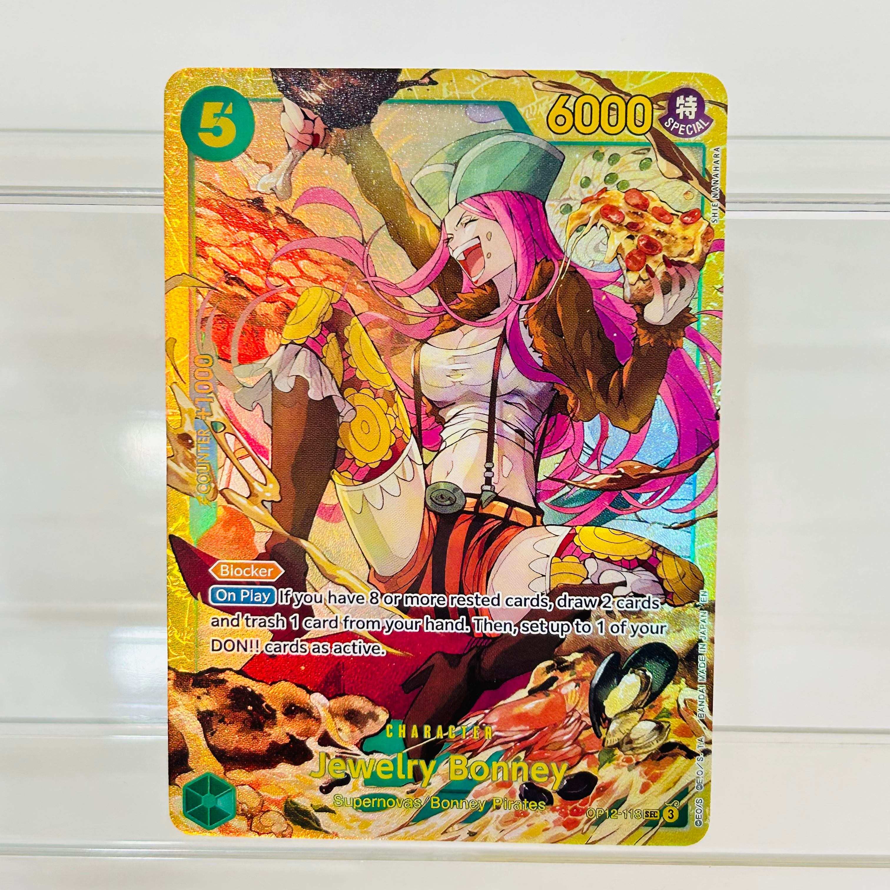 Board Game English - Tarjeta Coleccionable One Piece Bonney OP12-113