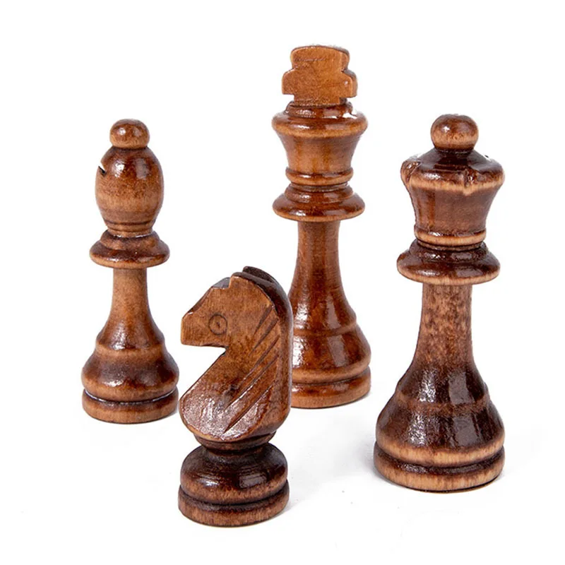 Board Game Queen - Piezas de ajedrez de madera, figura