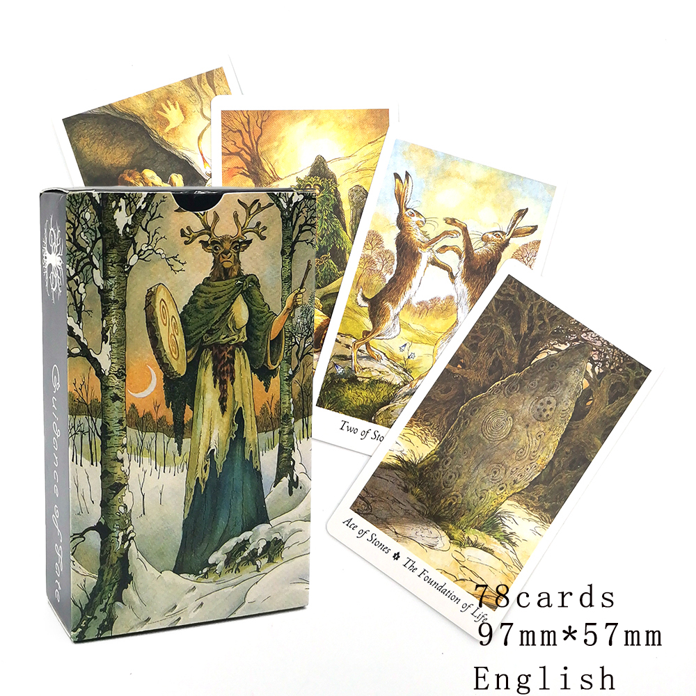 Board Game Instruction - Cartas de TAROT de madera silvestre