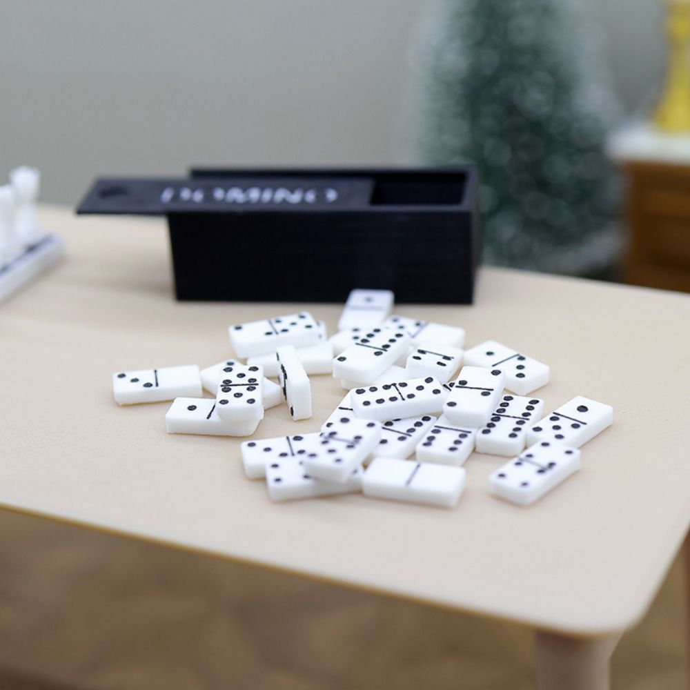 Board Game Dots - 1 Juego de Dominó en Miniatura