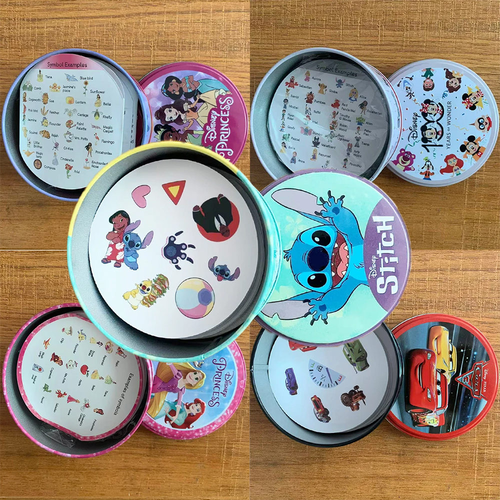 Board Game Dots - Juegos de Mesa Disney: Stitch, Princesas,