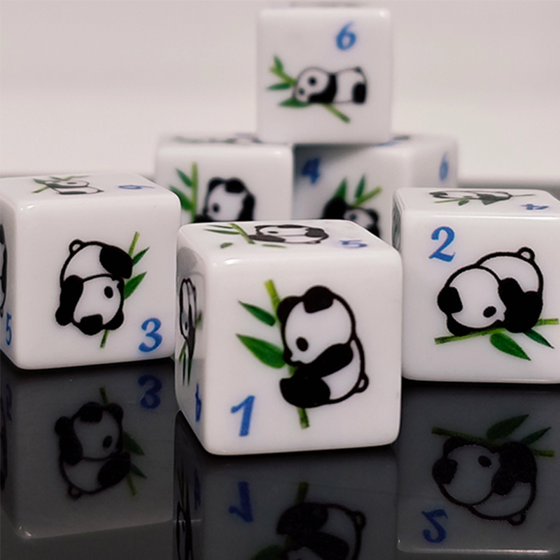 Board Game Print - Juego de dados de 6 caras