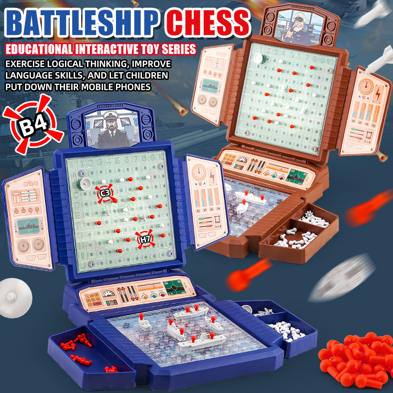 Board Game Ideas - Rompecabezas para niños, batalla Naval, acorazado,