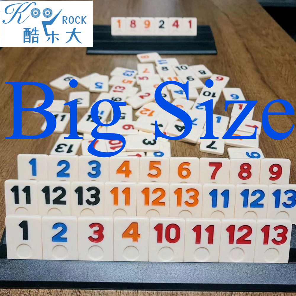 Board Game Instruction - 106 Tiles Digital Rummy con 4