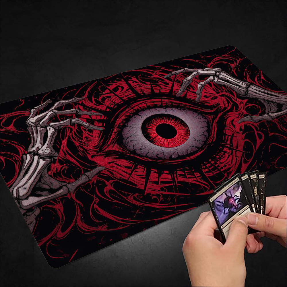 Board Game Electronic Table - Tapete de Juego TCG Terrifying Red