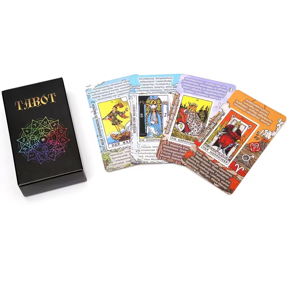 Board Game Instruction - ﻿ Cartas de tarot alemanas, juego