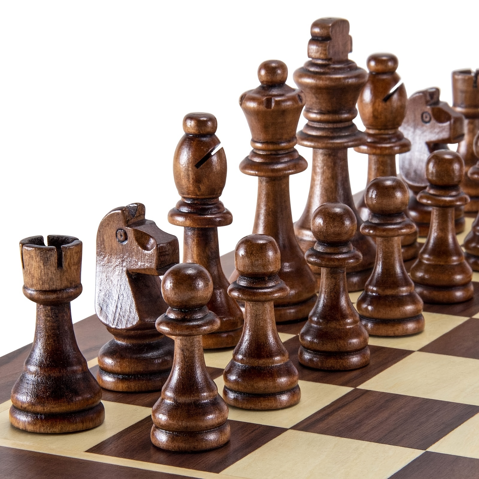 Board Game Queen - 32 plazas de ajedrez de madera,