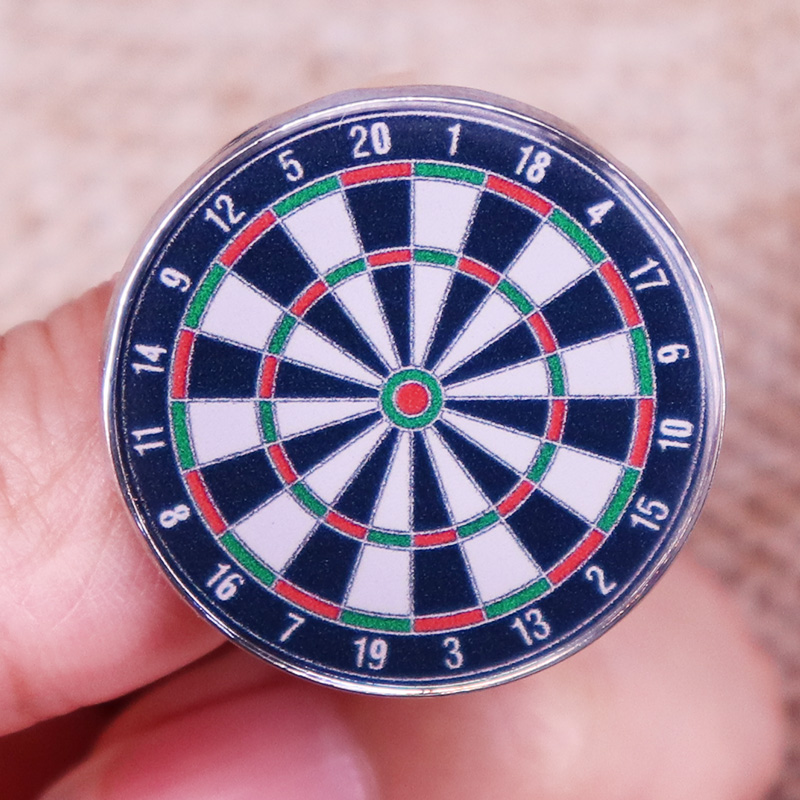 Board Game Loop - Broche de tablero de dardos, insignia