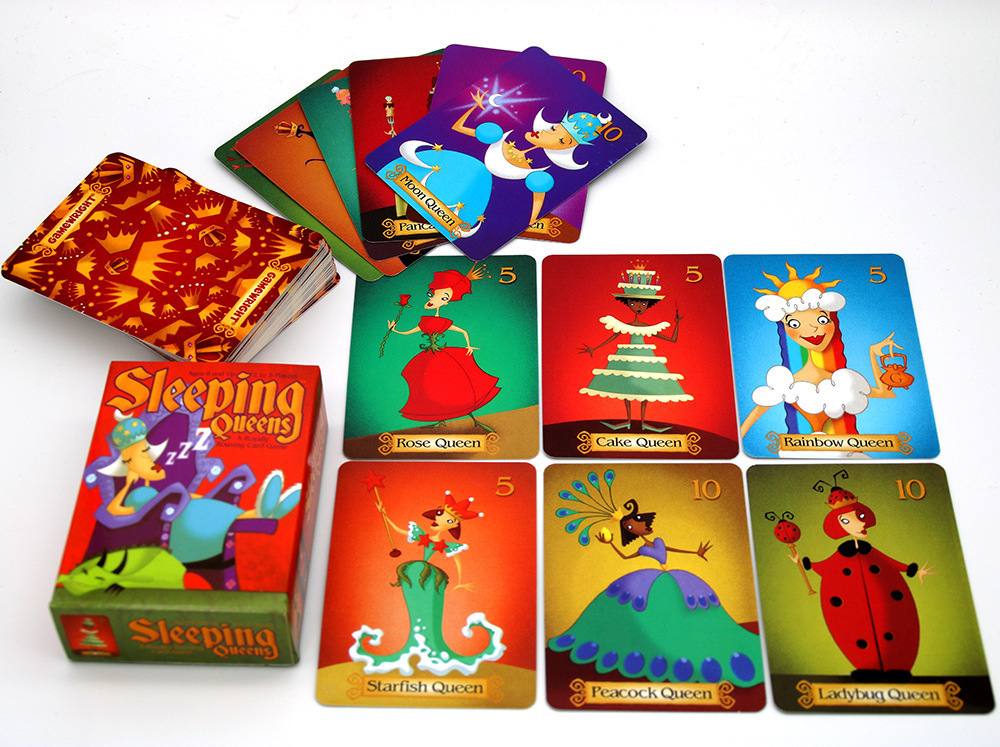 Board Game Queen - Juego de cartas en inglés completo