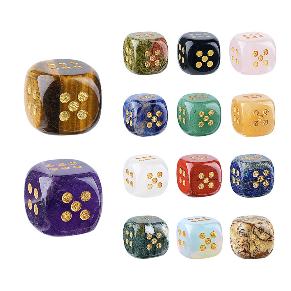 Board Game Loop - Cuentas de dados de cristal de