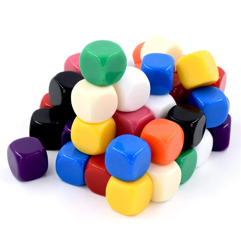 10 Uds acrílico 16mm dados en  - Board Game Loop reseña y precio