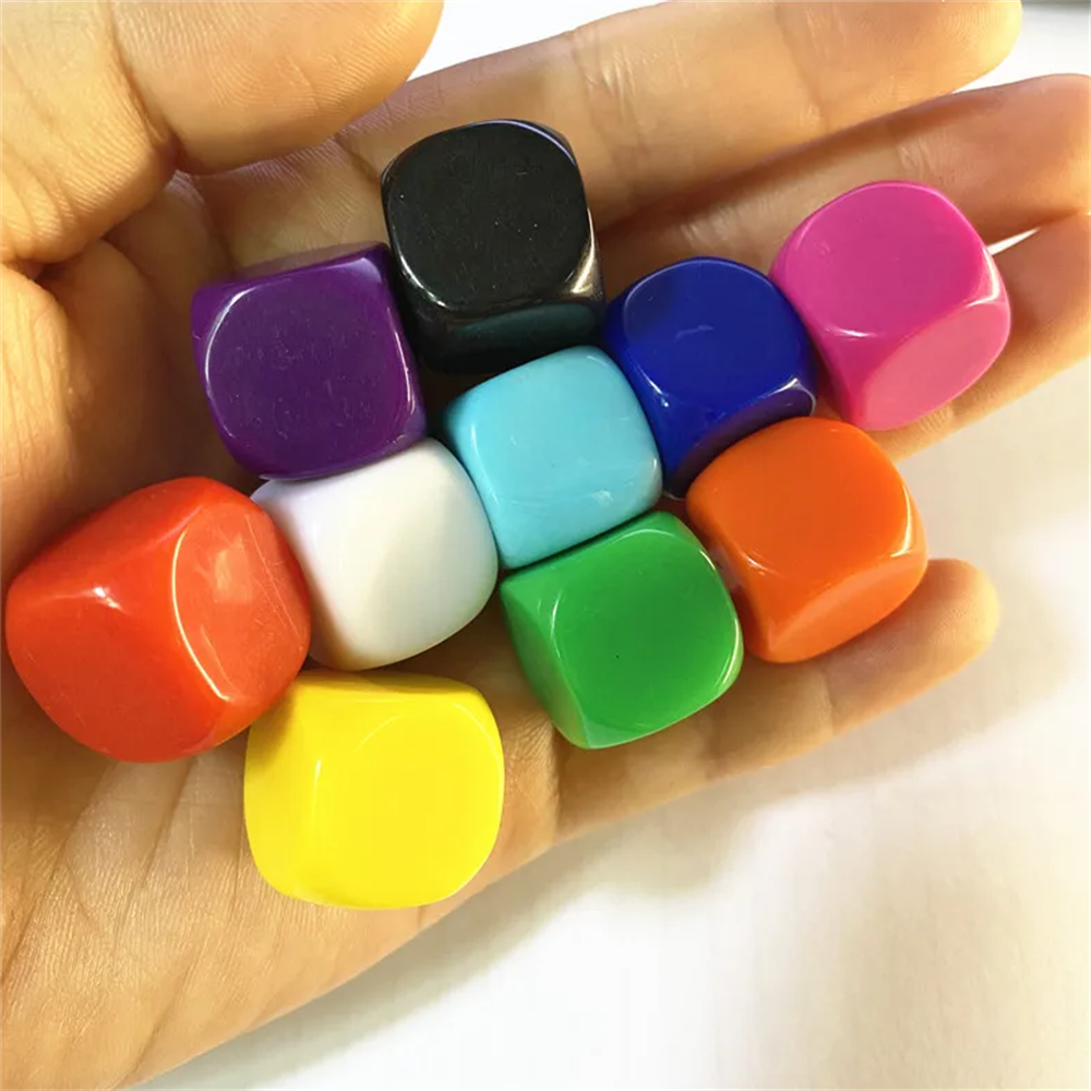 10 Uds acrílico 16mm dados en  - Board Game Loop reseña y precio