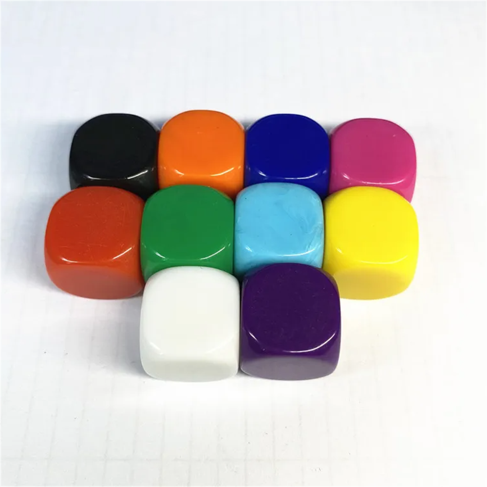 10 Uds acrílico 16mm dados en  - Board Game Loop reseña y precio