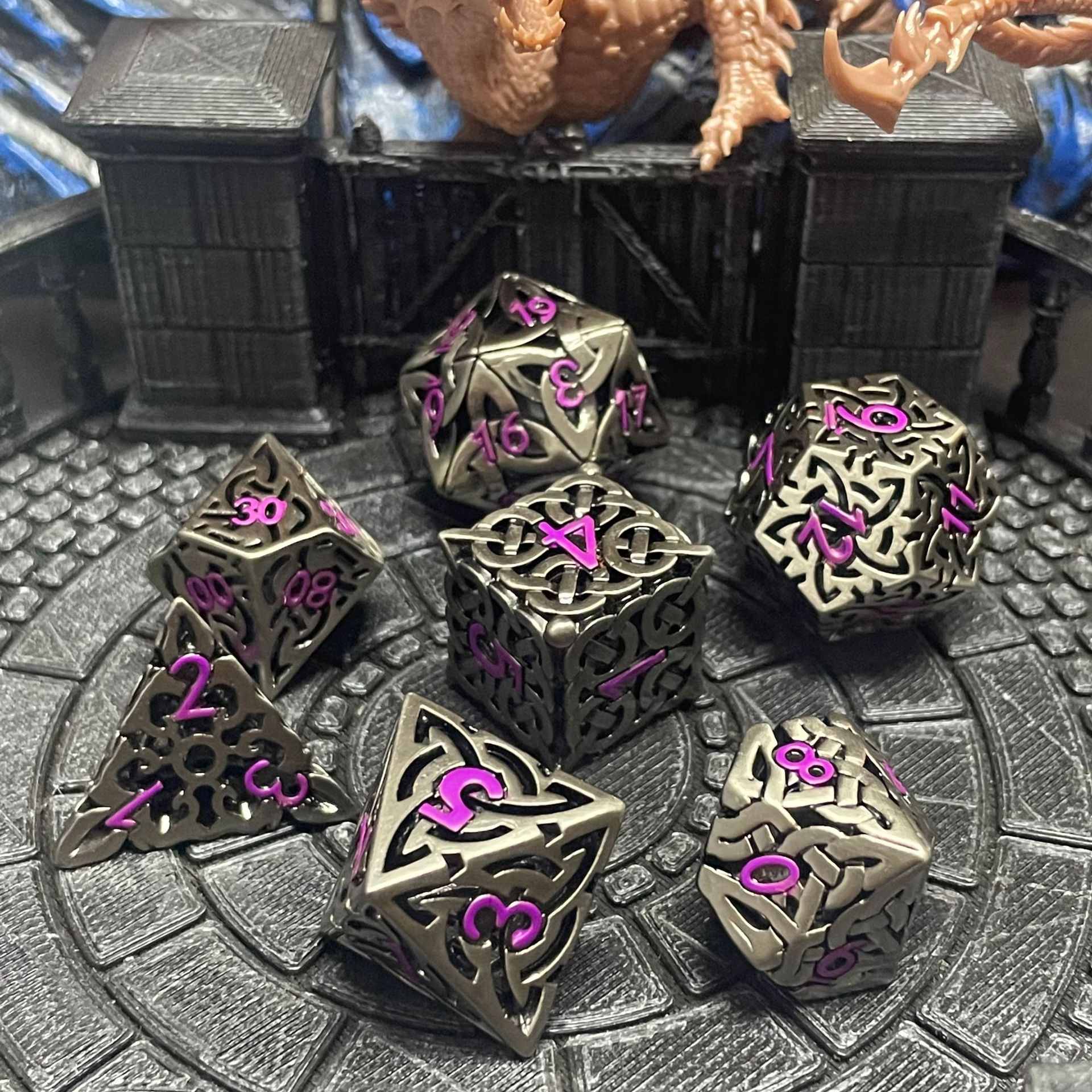 Piezas de Cosplay de 7 D4-D20, - Board Game Dnd reseña y precio