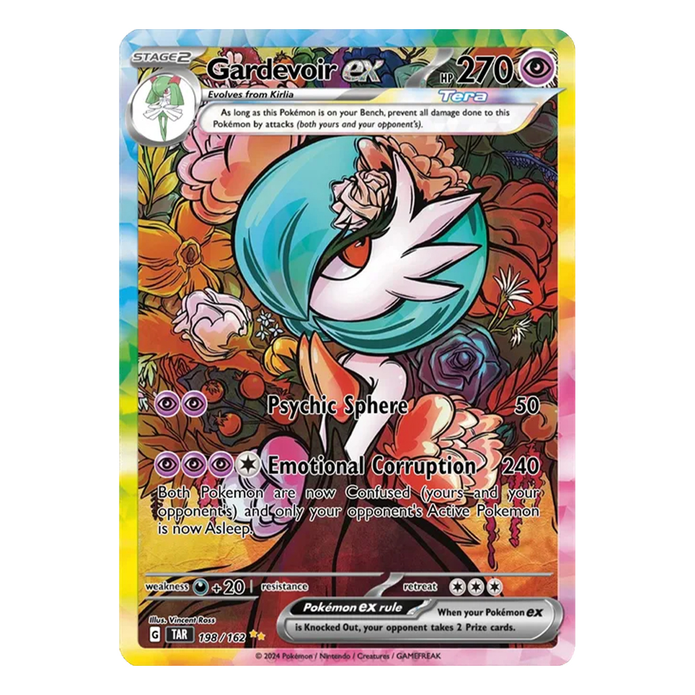 Tarjeta PKM Gardevoir Meowth,  - Board Game Dots reseña y precio