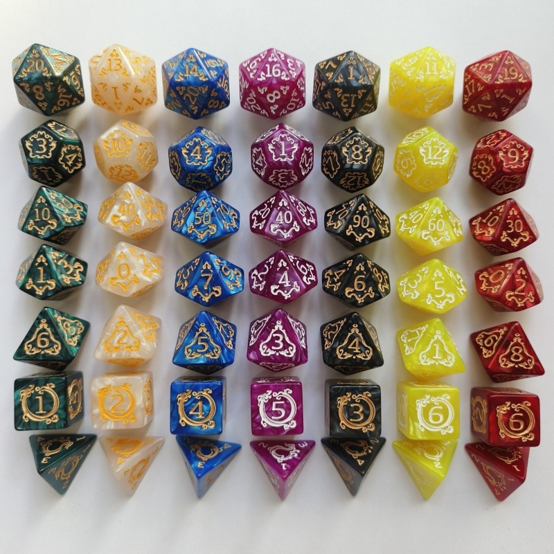 Juego de dados poliédricos con - Board Game Dnd reseña y precio