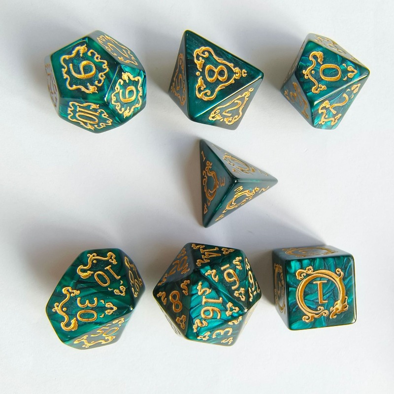 Juego de dados poliédricos con - Board Game Dnd reseña y precio