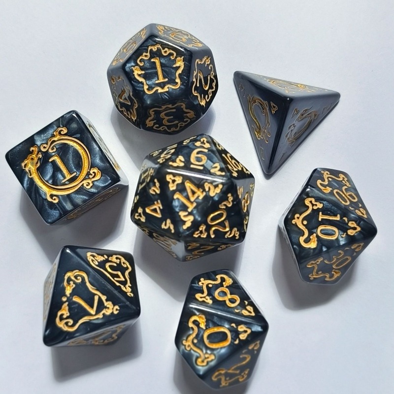Juego de dados poliédricos con - Board Game Dnd reseña y precio