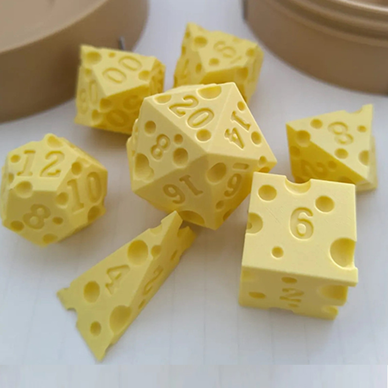 Caja de dados de queso irregul - Board Game Print reseña y precio