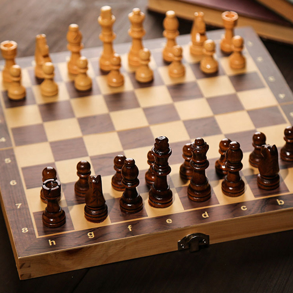 Tablero de ajedrez grande para - Chess Set Wooden reseña y precio