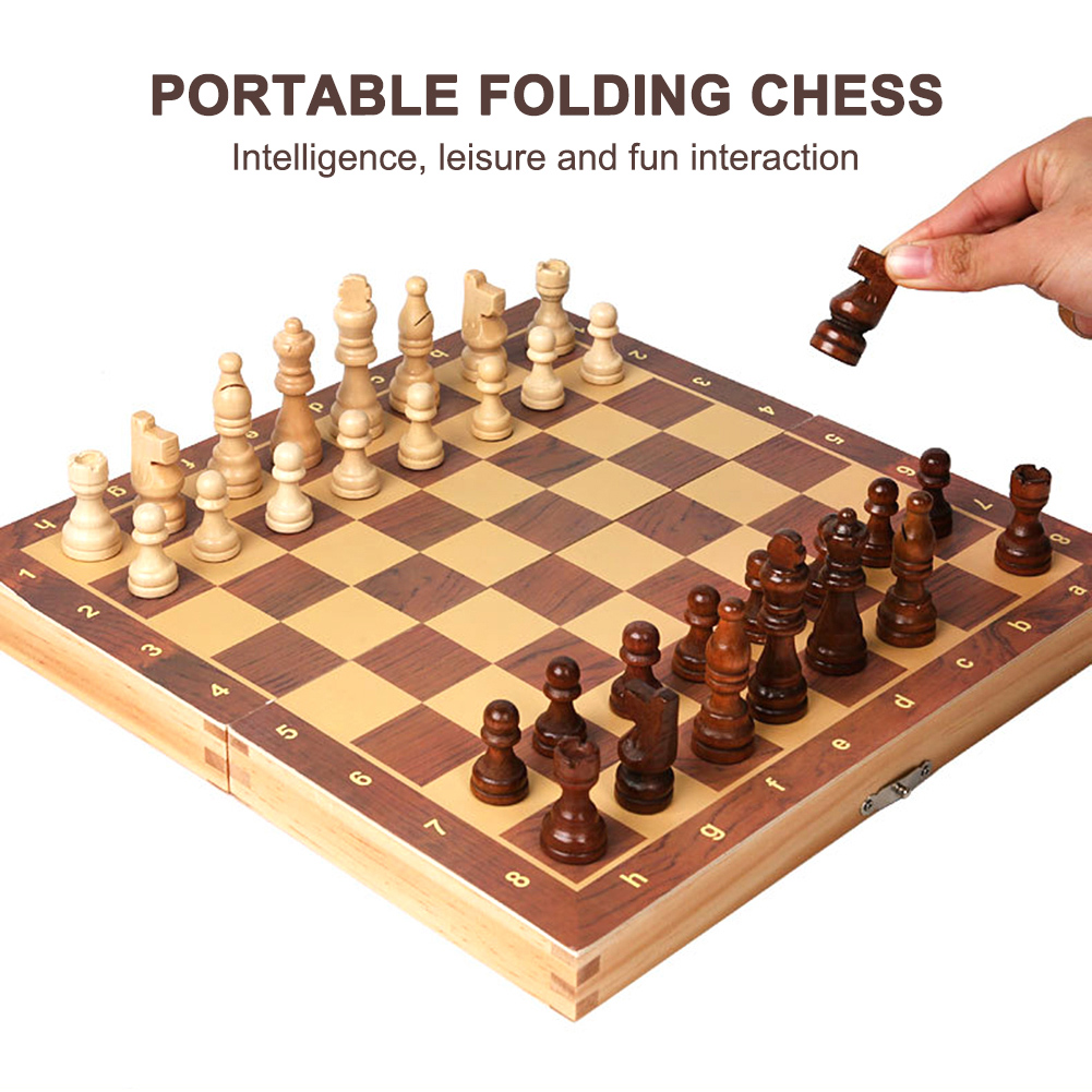 Tablero de ajedrez grande para - Chess Set Wooden reseña y precio