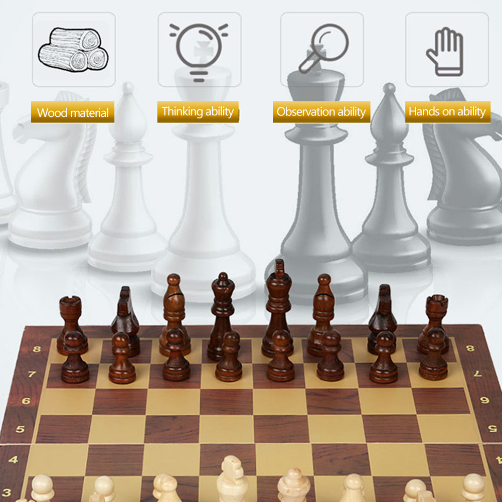 Tablero de ajedrez grande para - Chess Set Wooden reseña y precio