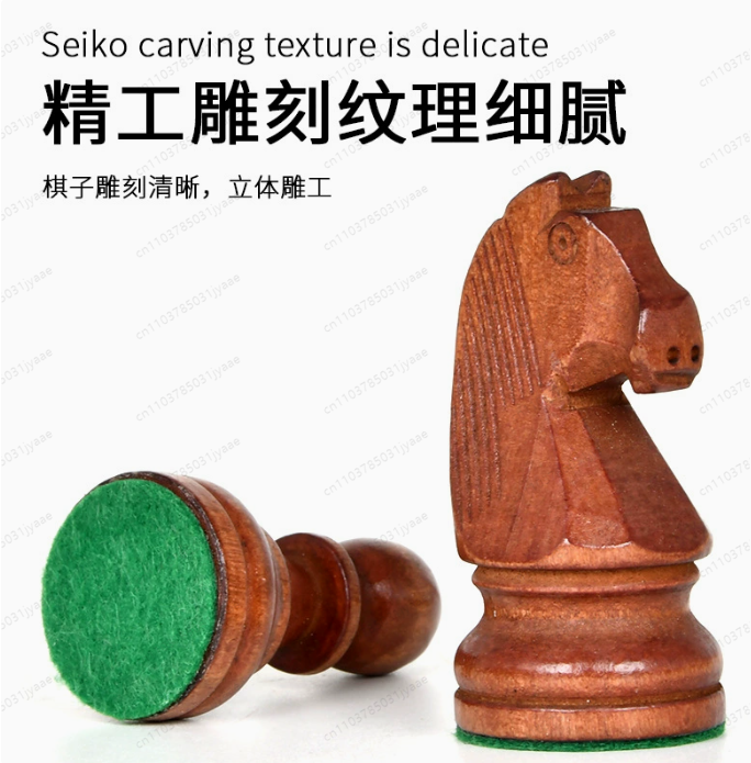 Juego de ajedrez de madera con - Chess Set Wooden reseña y precio