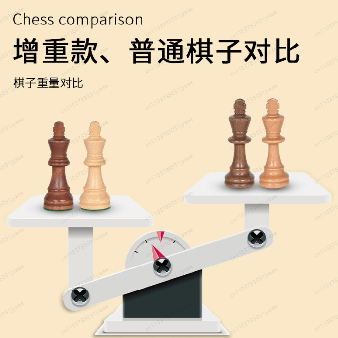 Juego de ajedrez de madera con - Chess Set Wooden reseña y precio