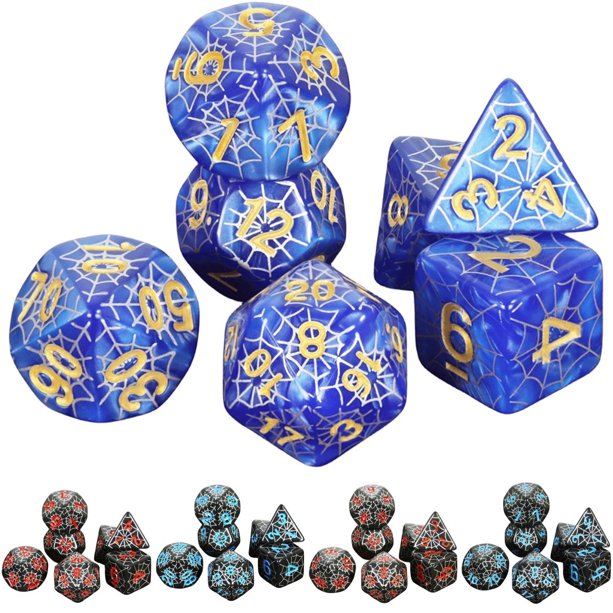 Dados de juego DND, 7 piezas,  - Board Game Web reseña y precio