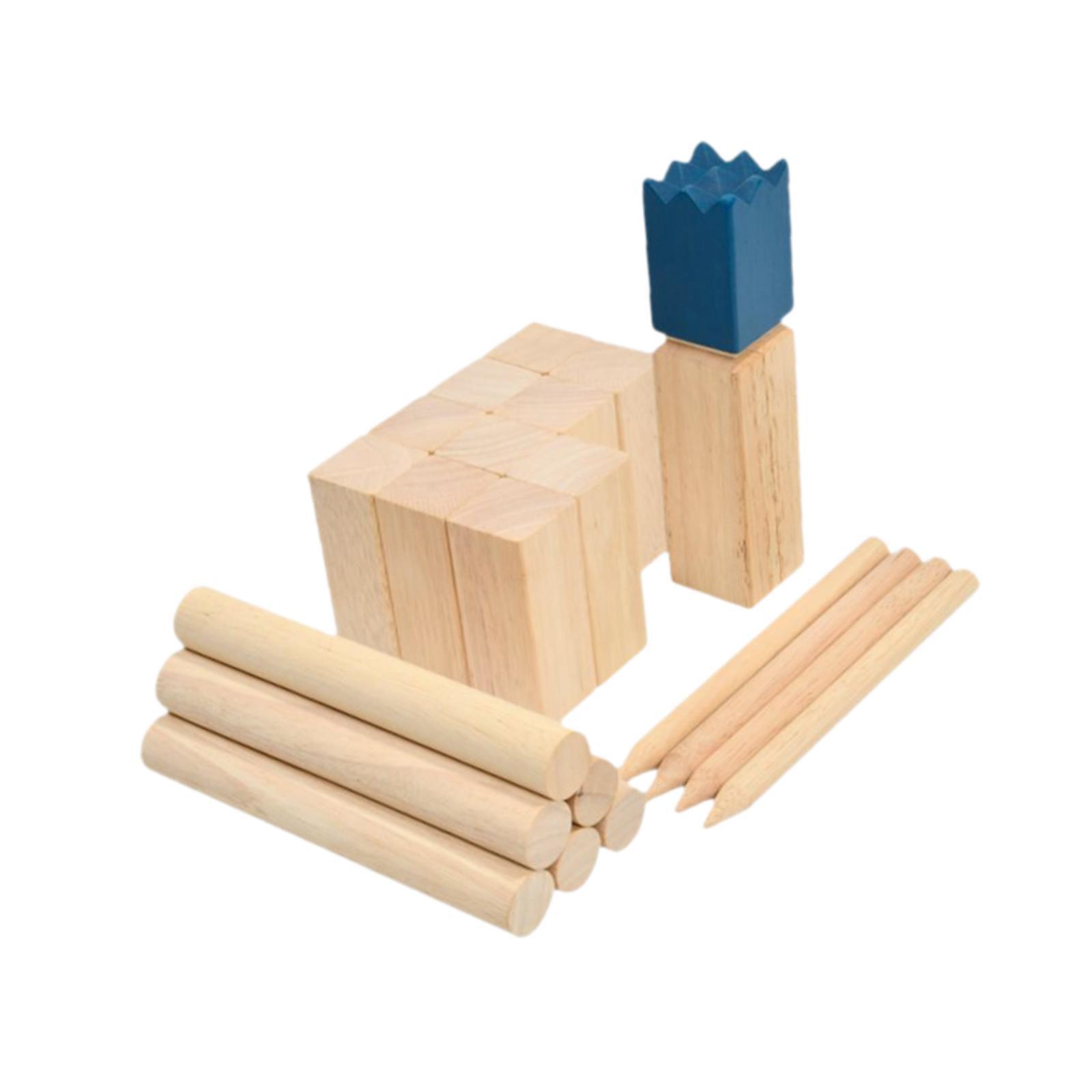 Juego de Kubb de madera para e - Chess Set Wooden reseña y precio
