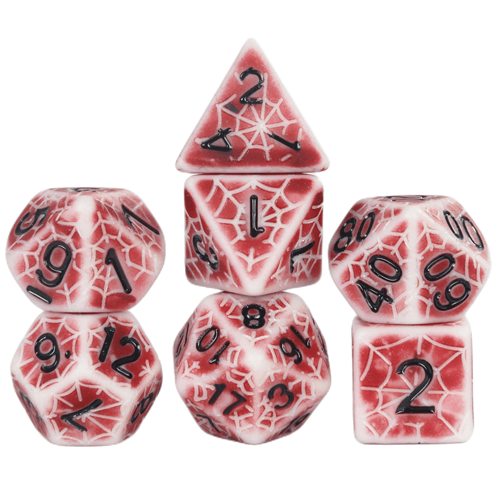 Juego de dados poliédricos Ret - Board Game Web reseña y precio