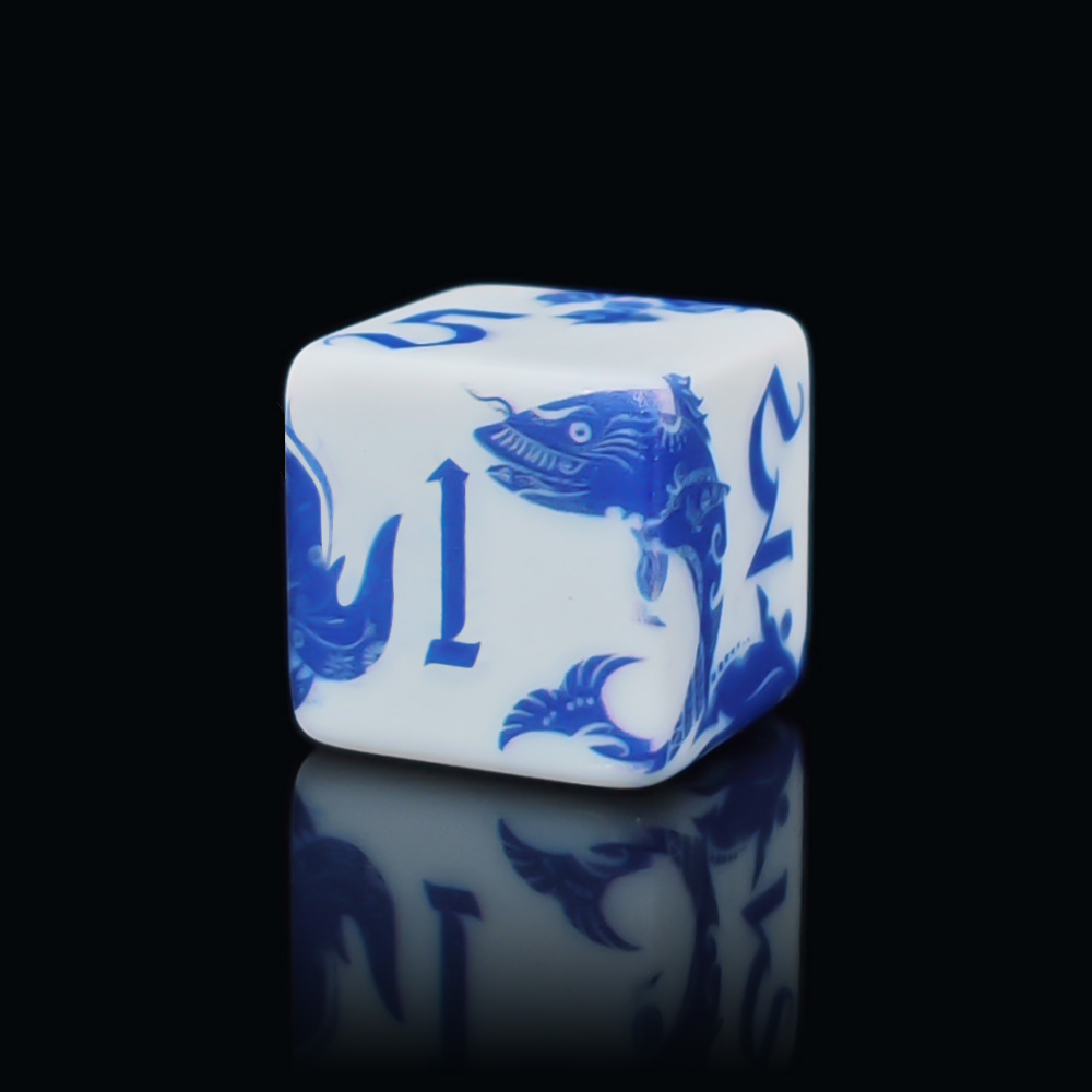 12 dados de porcelana azul y b - Board Game Dnd reseña y precio