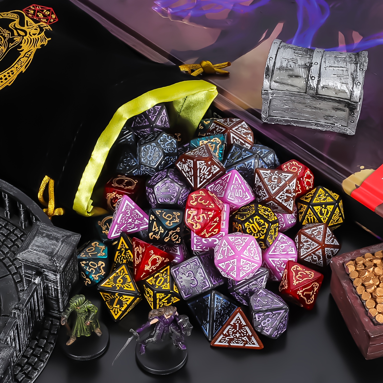 Juegos de dados DND 6/8/12 de  - Board Game Dnd reseña y precio