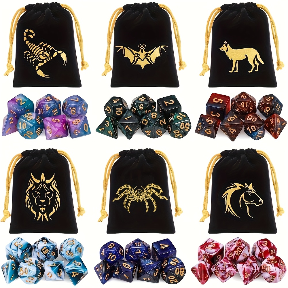 Juegos de dados DND 6/8/12 de  - Board Game Dnd reseña y precio