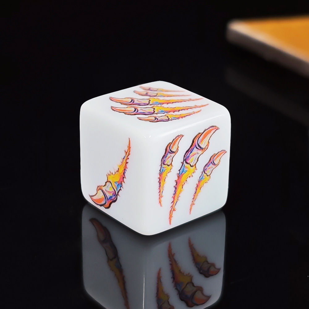 Juego de 12 dados D6 de acríli - Board Game Print reseña y precio