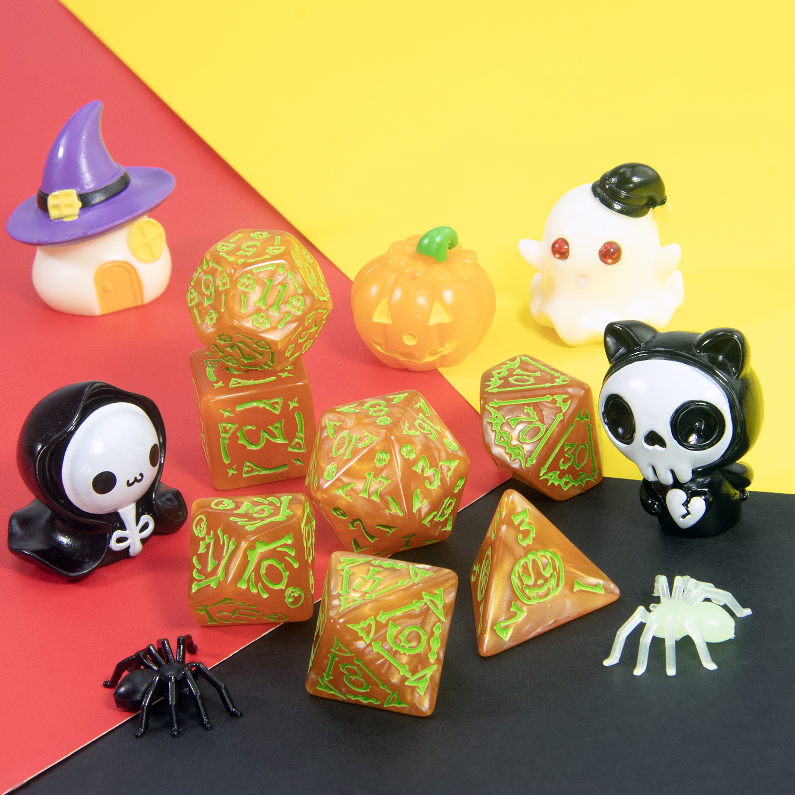 Dados con temática de Hallowee - Board Game Dnd reseña y precio