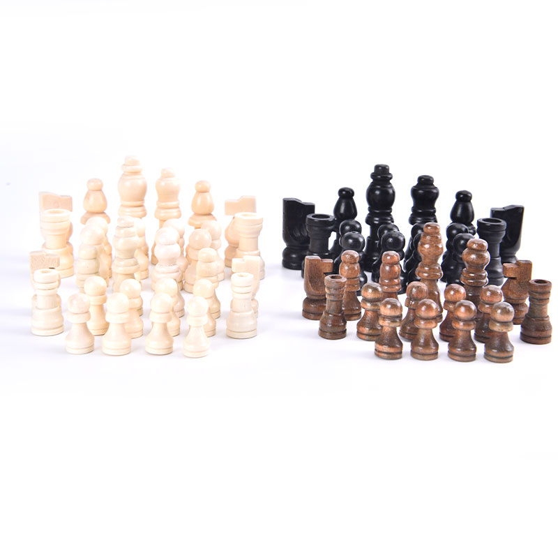 Piezas de ajedrez de madera de - Board Game Queen reseña y precio
