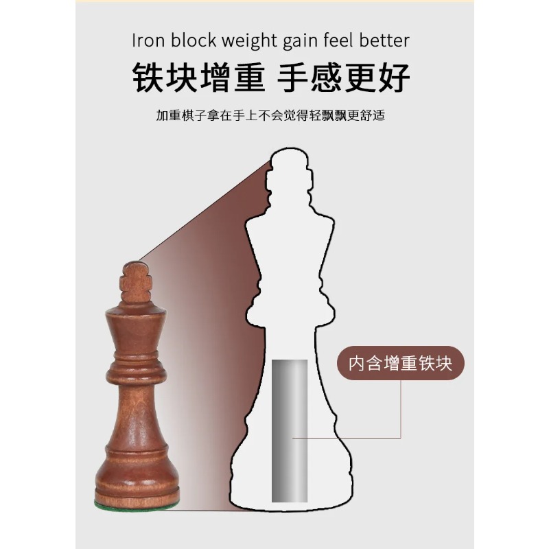 Juego de Ajedrez de 3.5-3.75 P - Chess Set Wooden reseña y precio