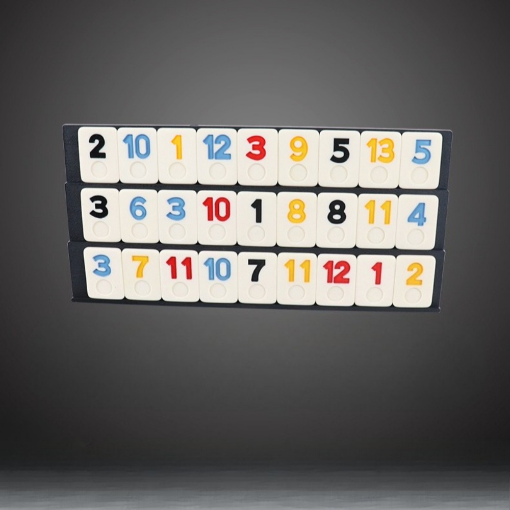 106 Tiles Digital Rummy con 4  - Board Game Instruction reseña y precio