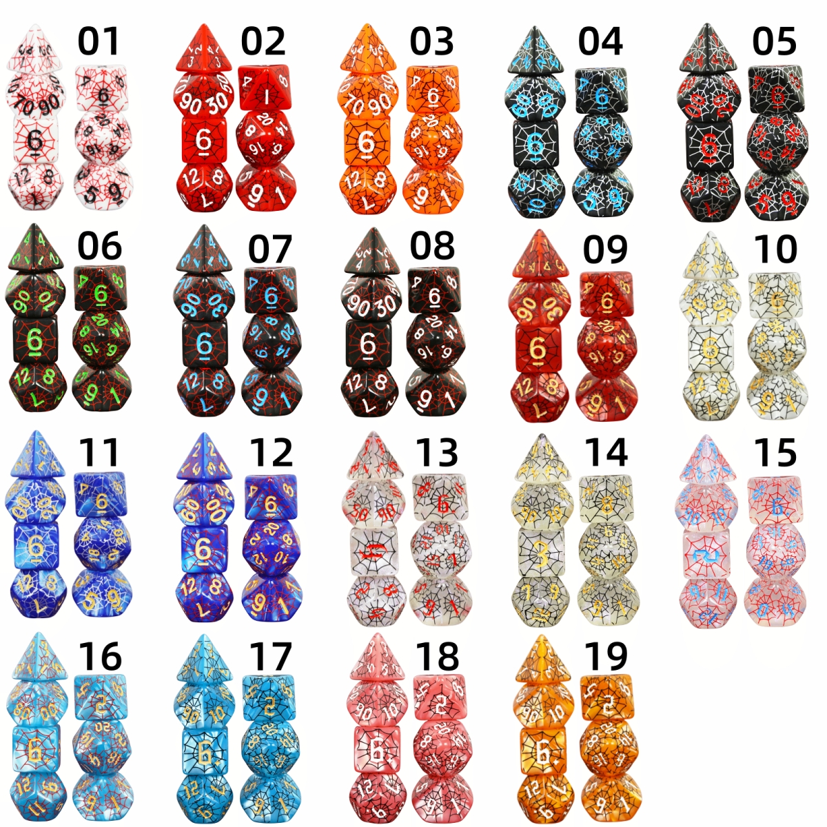 Juego de dados DND, 7 Uds., da - Board Game Web reseña y precio